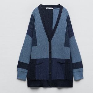 Zara long knit sweater